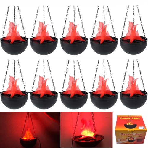 10x led flame - lamp, hanging